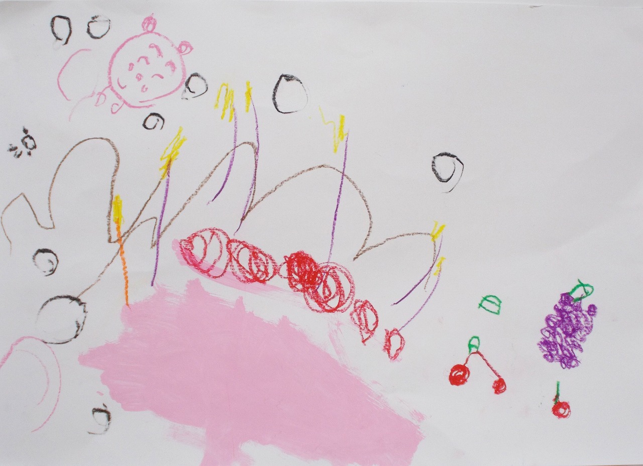 『おいしそうないちごけーき』